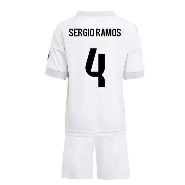2025-2026 Real Madrid Home Mini Kit (Sergio Ramos 4)