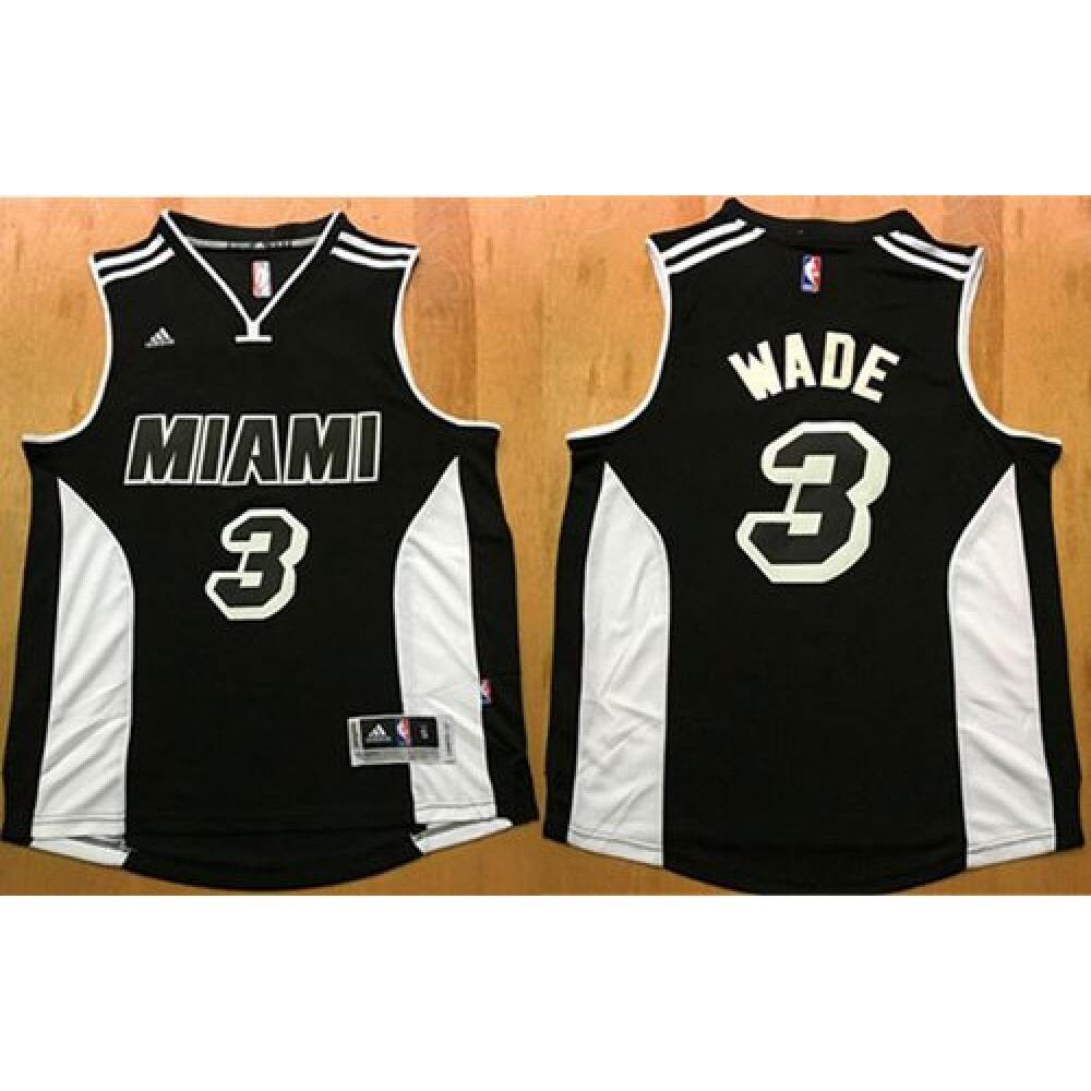 Professional Grade Men's MIA #3 Dwyane White Basketball Jersey
