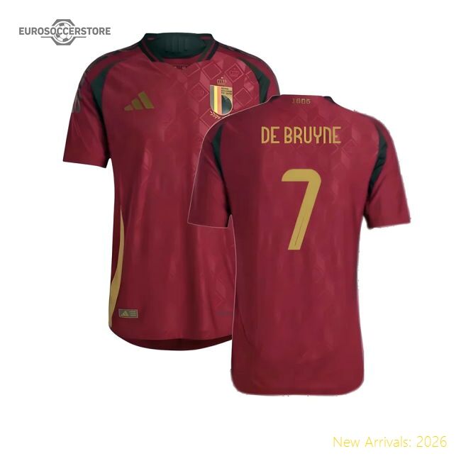 Belgium 2024-2025 Home Shirt - Authentic Lightweight Ventilation