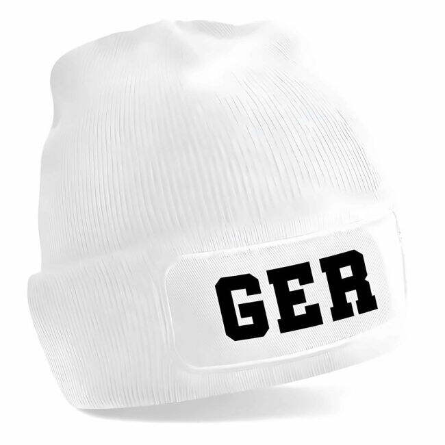 Germany National Football Beanie (White)