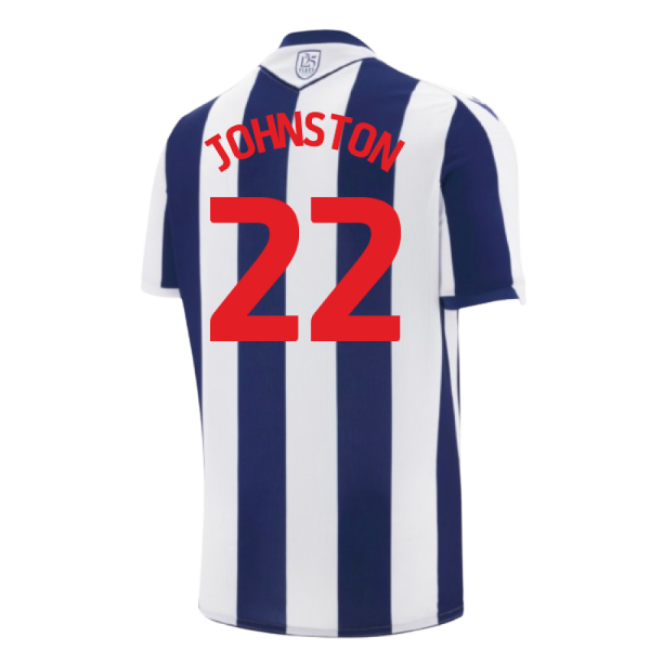 Modern 2025-2026 West Brom Home Superior Classic Jersey Johnston #410