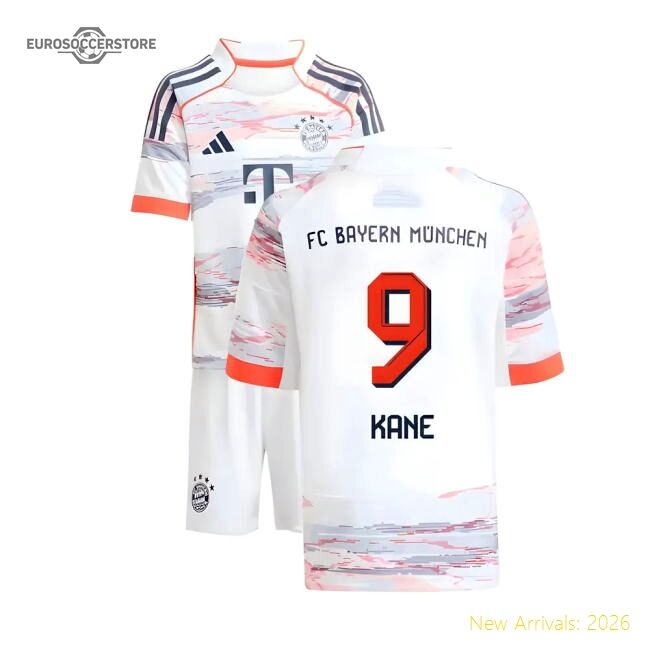 2025-2026 Bayern Munich Away Mini Kit (kane 9) - Fantastic Value