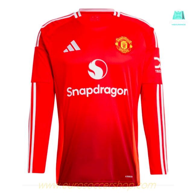2024-2025 Man Utd Long Sleeve Home Shirt