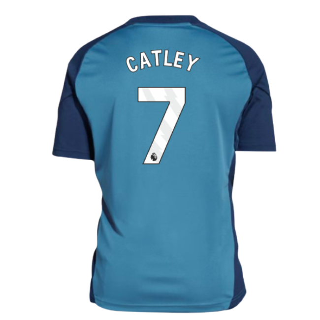2025-2026 Arsenal Training Shirt (Blanch Blue) - Kids (Catley 7) (F...