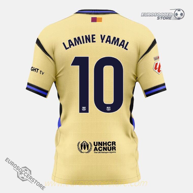 Barcelona Away X Kobe Bryant LAMINE YAMAL 10 Jersey 25-26 (Player Version)