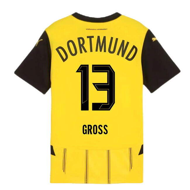 2024-2025 Borussia Dortmund Home Shirt for (Youth
