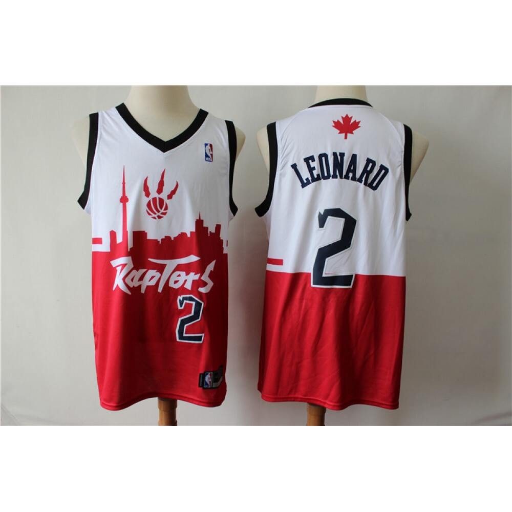 Game Day Elite Men's Raptors #2 Kawhi White Basketball Jersey