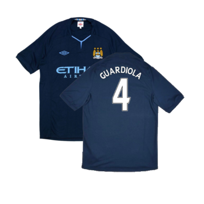 Adult Manchester City 2010-11 Away Shirt ((Very Good) XL) (Guardiol...