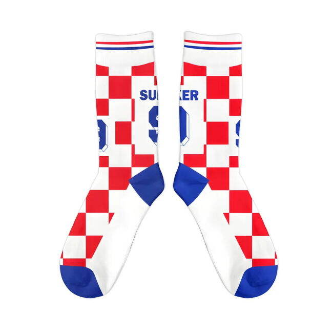 Croatia 1996 Davor Suker Retro Football Socks