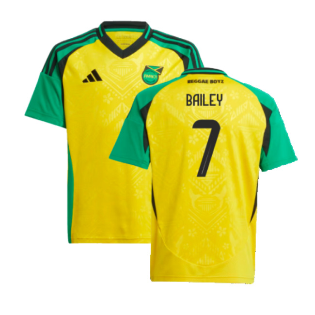 Top Jamaica Kids 20242025 Home Shirt () Drifit Aeroready