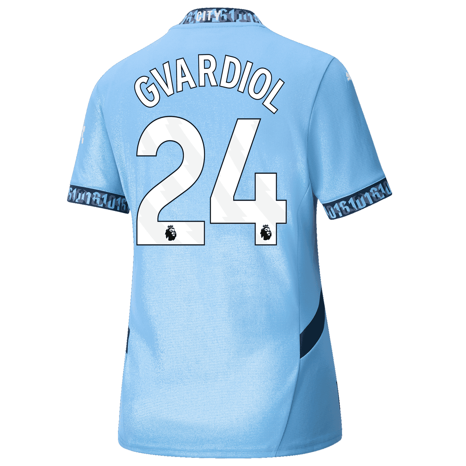 Women’s Manchester City Joško Gvardiol 24 Home Jersey for the 24-25 season