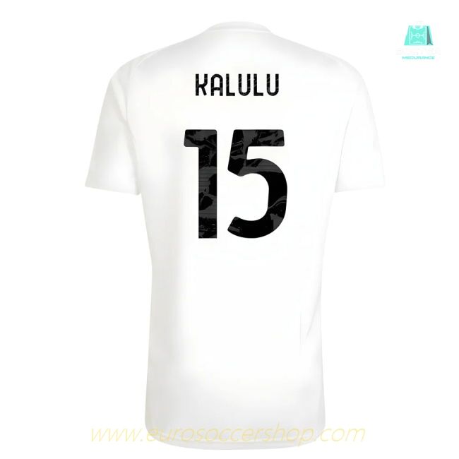 2025-2026 Juventus Training Tee (White) (Kalulu 15)