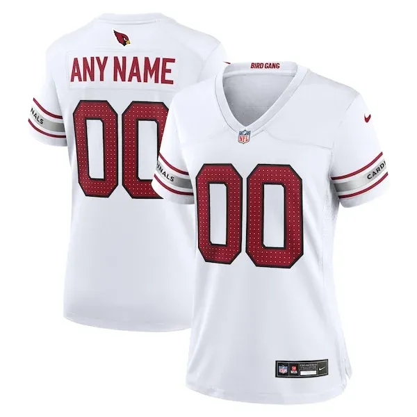 None Arizona Cardinals Game Jersey - White | NFL Player Jersey