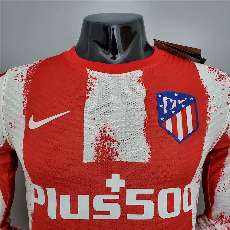 Atletico Madrid Soccer Jersey 21-22 Home RedWhite Football Shirt