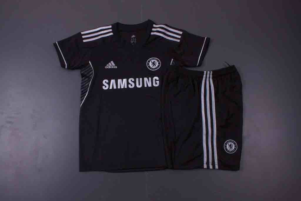 Breathable Kids 13-14 Chelsea 3rd Jersey KitShortsShirt