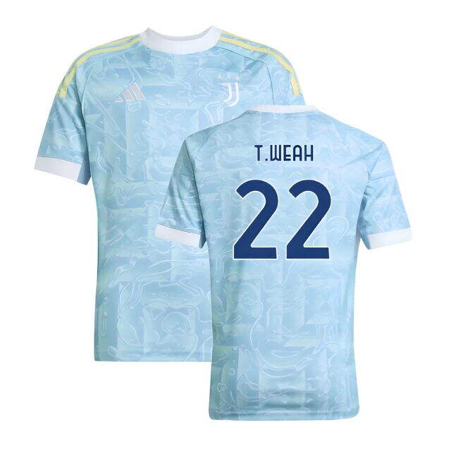 2025-2026 Juve Away Modern Shirt (Kids) (T.Weah 22) Quick Dry