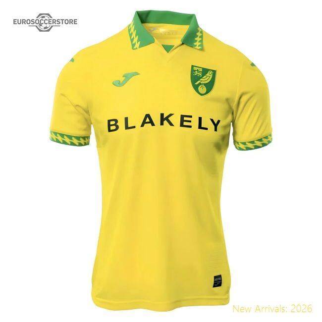 2025-2026 Norwich City Home Shirt - Fantastic Value - Official Edition