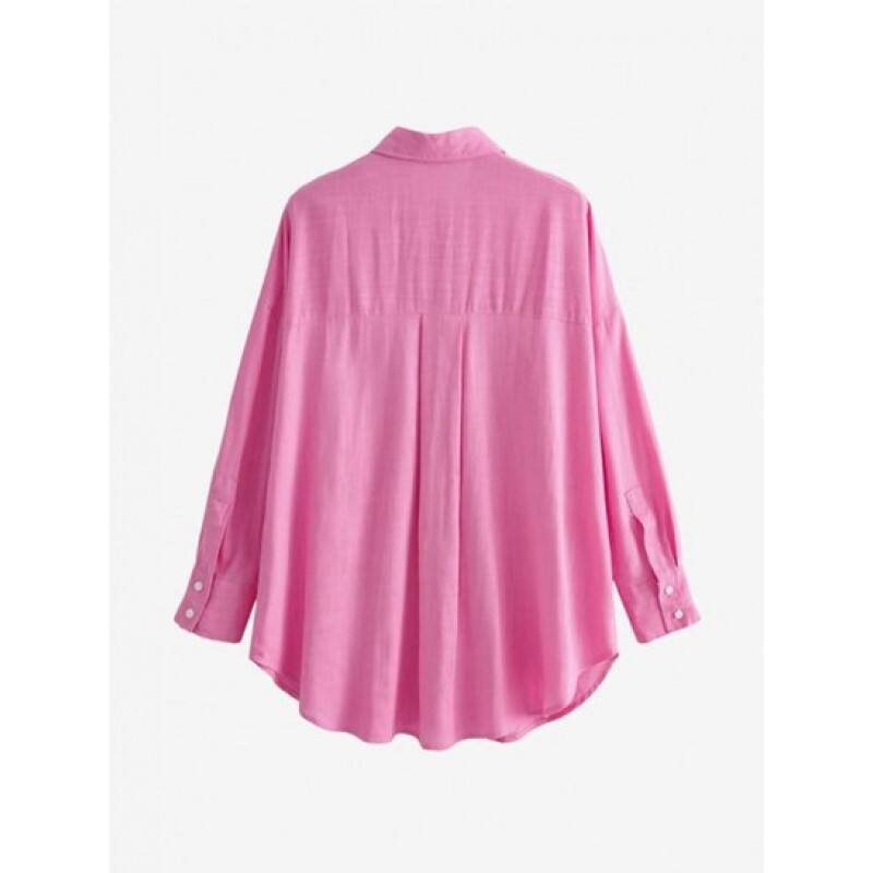 Drop Shoulder Button Up Pocket Shirt MF0650