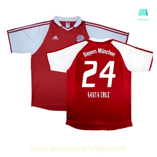 Bayern Munich 2003-04 Home Shirt ((Excellent) XL) (Santa Cruz 24)
