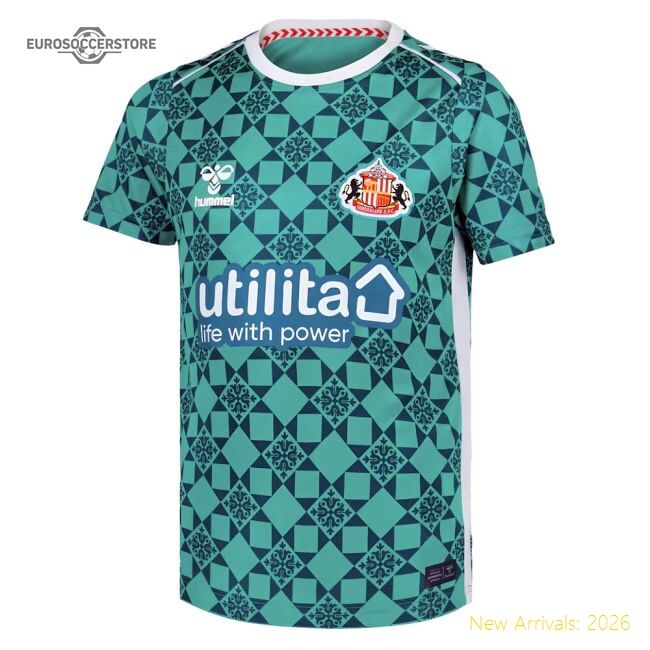 Official 2025-2026 Sunderland Goalkeeper Shirt (green) - Kids (your