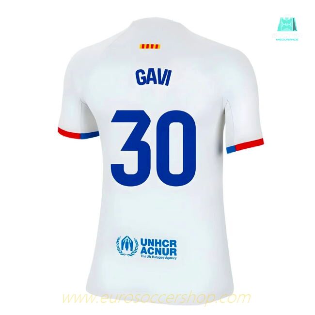 2023-2024 Barcelona Away Shirt (Kids) (Gavi 30)