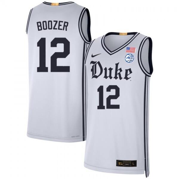 Men Ncaa Team Cameron Boozer #12 Official Replica - Discounted