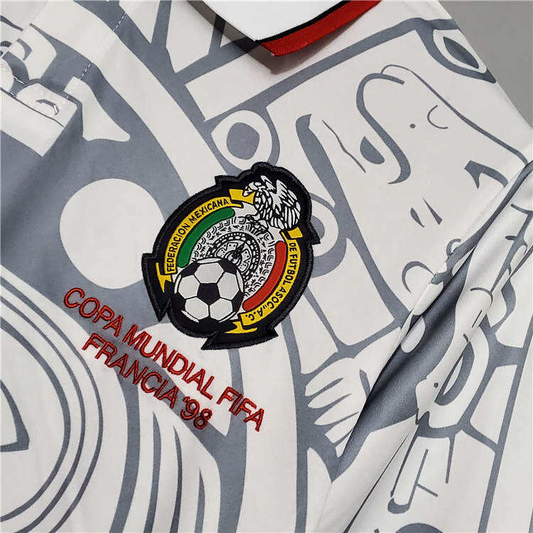 MEXICO RETRO SHIRT 1998 AWAY SOCCER JERSEY FOOTBALL SHIRT - Official
