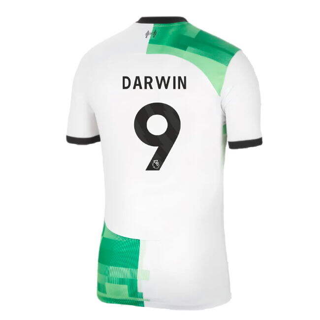 Liverpool 2023-20 Away Football Shirt Featuring Darwin 9 L S
