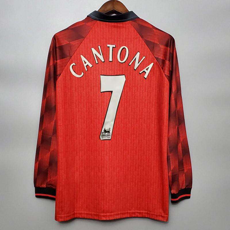 1996-1997 Man United home retro kit long sleeve
