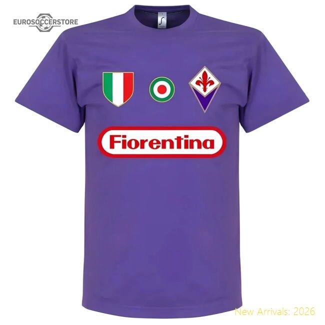 Performance Professional-Grade Fiorentina Team T-Shirt - Purple