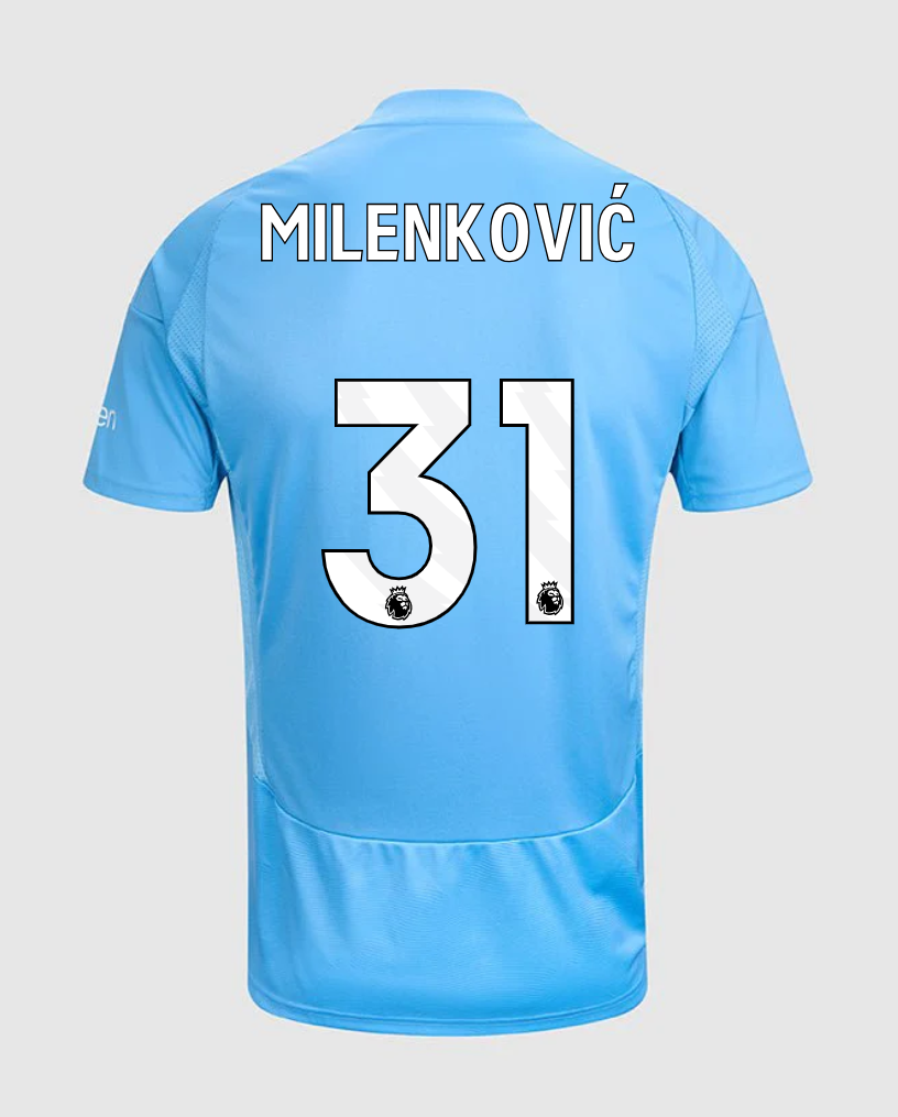 Nottingham Forest Third Milenković 31 Football Jersey 24-25 Season
