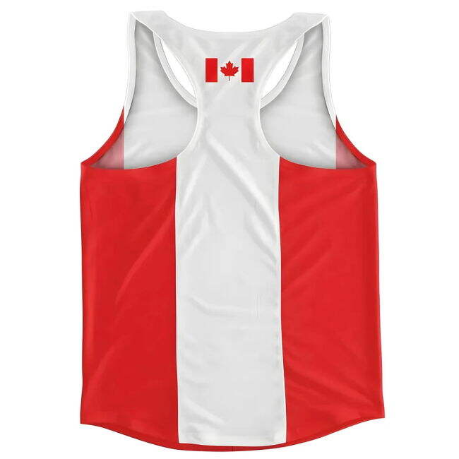 Championship Canada Flag Running Vest Match-Ready Match-Ready