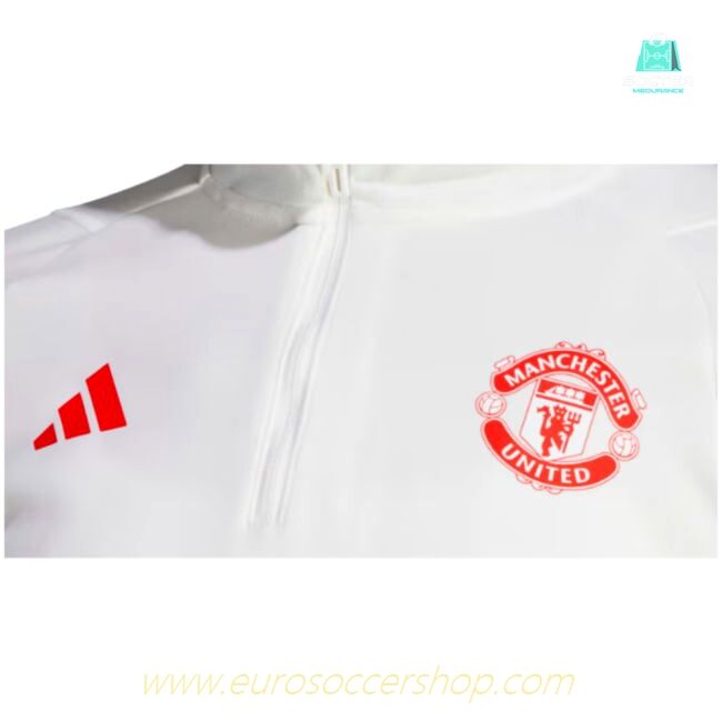 2023-2024 Man Utd Training Top (White) - Ladies