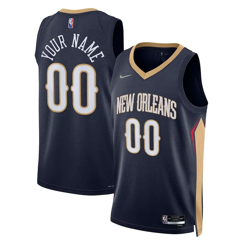 New Orleans NOP Swingman Jersey - trendy Basketball - Navy athletic