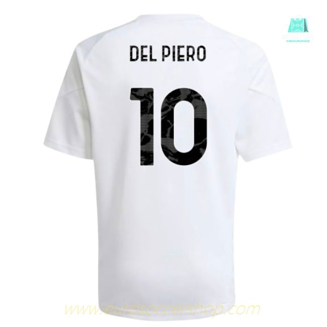 2025-2026 Juventus Training Shirt (White) - Kids (Del Piero 10)