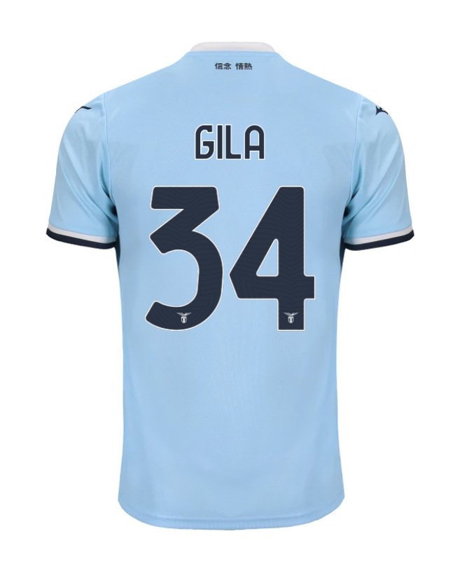 Lazio's 24-25 Home GILA 34 Jersey