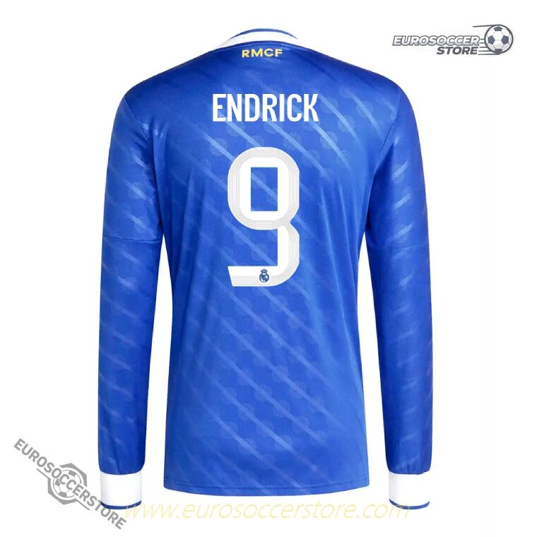 ENDRICK 9 Long Sleeve Third Jersey of Real Madrid for the 25-26 Season