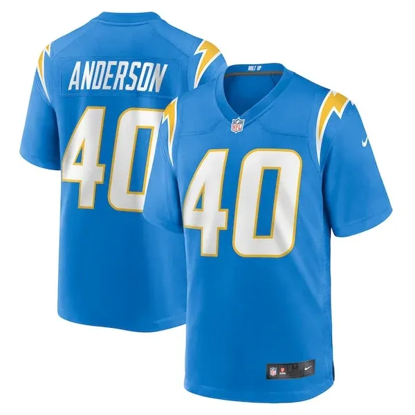 None Stephen Anderson Game Jersey - Blue | NFL Player Jersey
