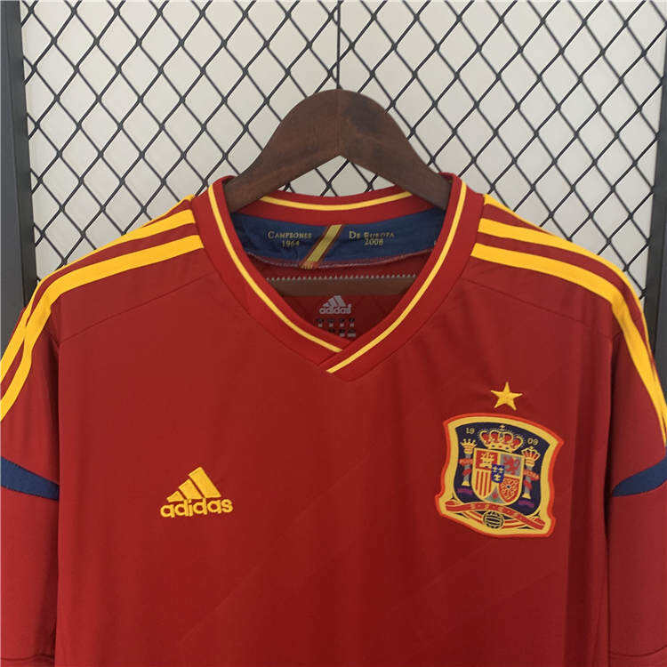 High Quality Authentic Quick Dry Spain 2012 Home Retro Shirt