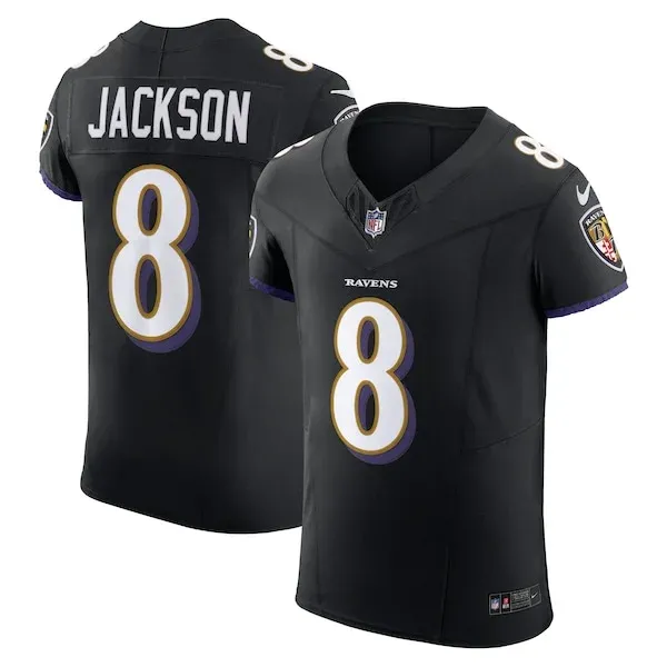 Performance Baltimore Ravens Elite Jersey - Premium Black NFL Fan J...
