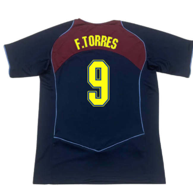 Atletico Madrid 2004-05 Away Shirt ((Good) XL) (F.Torres 9)