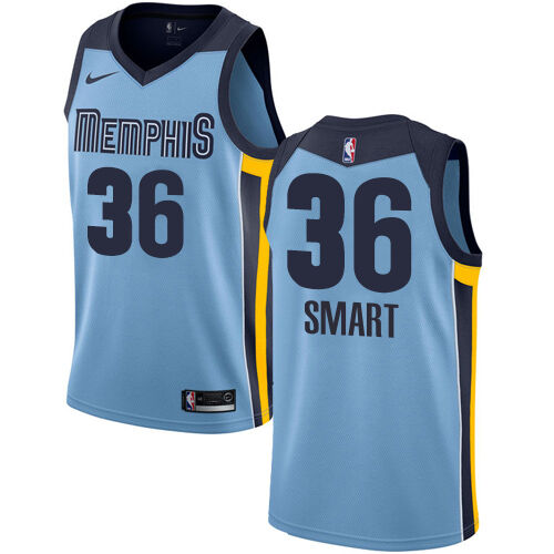 Grizzlies #36 Marcus Smart Performance 2024 Statement NBA Jersey -