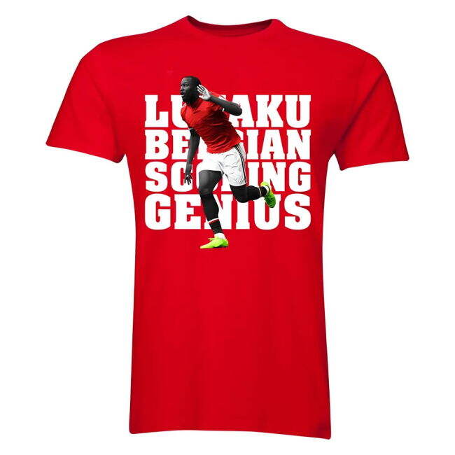 T-Shirt for Romelu Lukaku Man Utd Player fans (Children