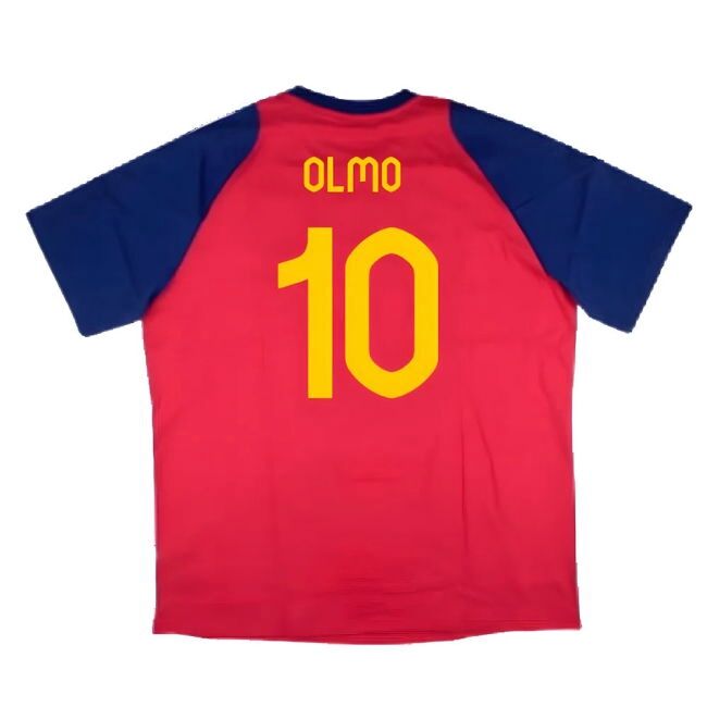 Olmo 10 Spain Starting XI Elite Quality Training Professional Jersey