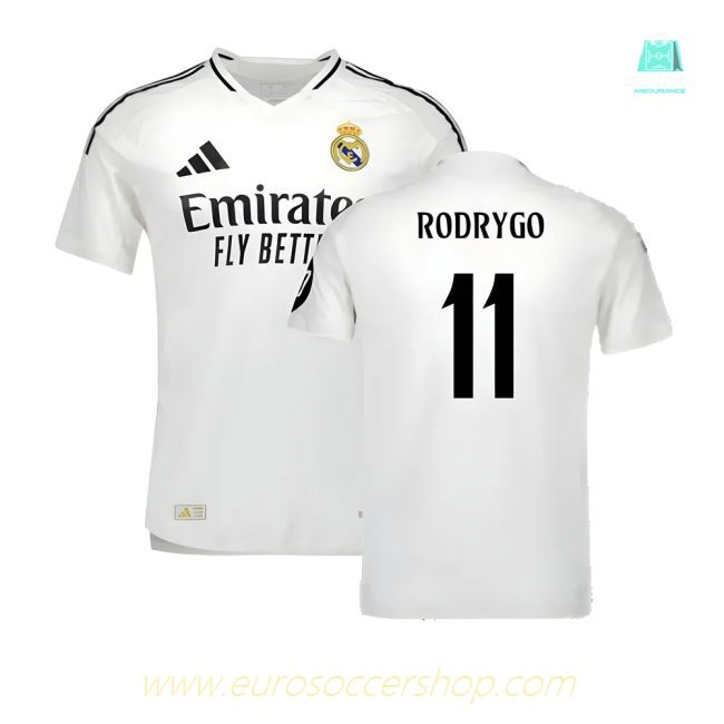 2024-2025 Real Madrid Authentic Home Shirt (Rodrygo 11)