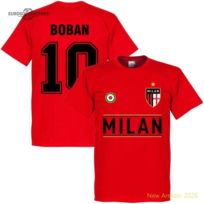 2023-2024 Ac Shirt Top-tier Jersey Milan Boban Performance Fabric