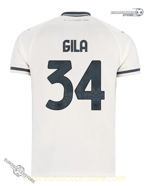 Away GILA 34 Lazio Jersey for the 25-26 Season