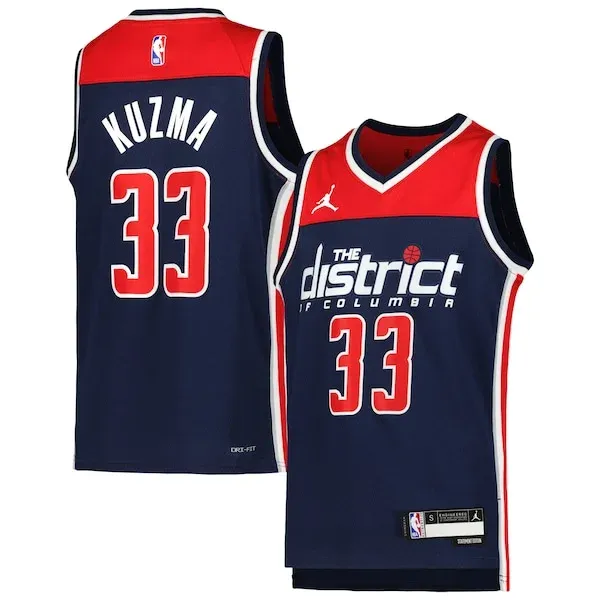 Kyle Kuzma WAS Swingman Jersey - official authentic-jersey - Navy