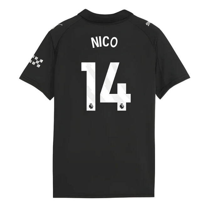 2025-2026 Man City Away Shirt (Kids) (Nico 14)