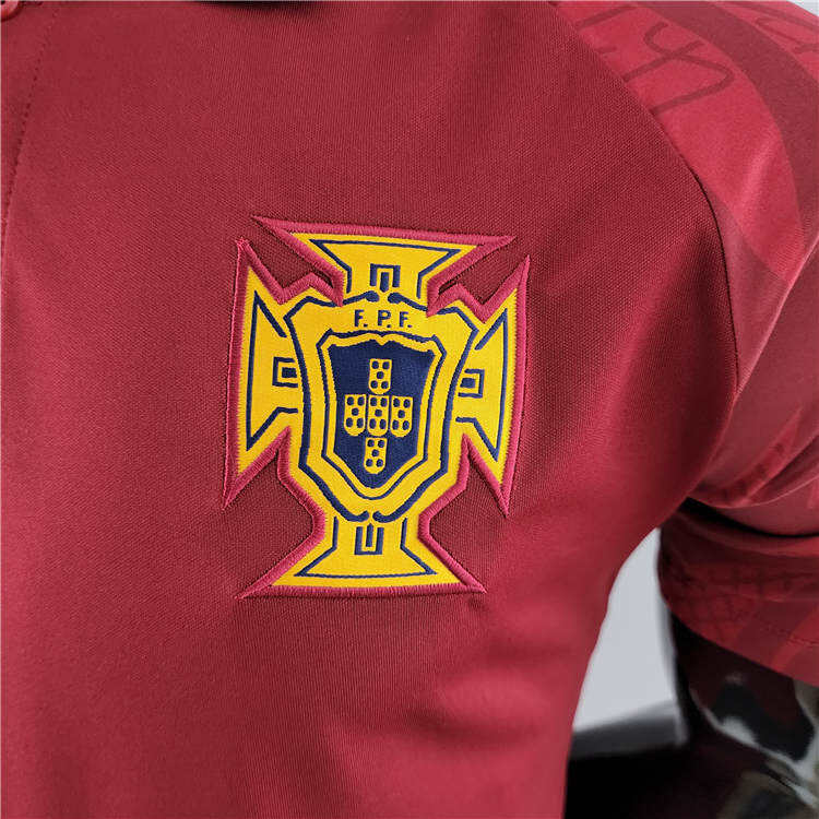Portugal 2022 World Cup Red Soccer Jersey Polo Shirt - World Cup